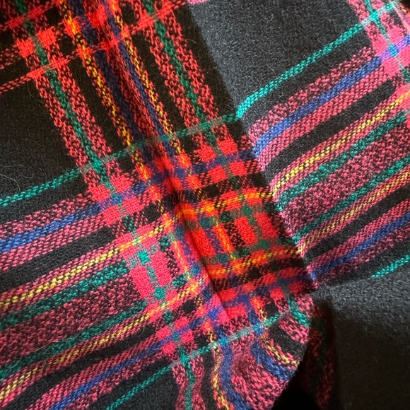 Pendleton color pleated skirt- classic luxury, office siren - Picture 8 of 9